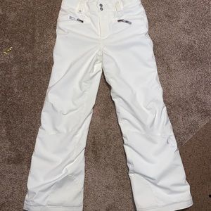 Spyder White snow pants